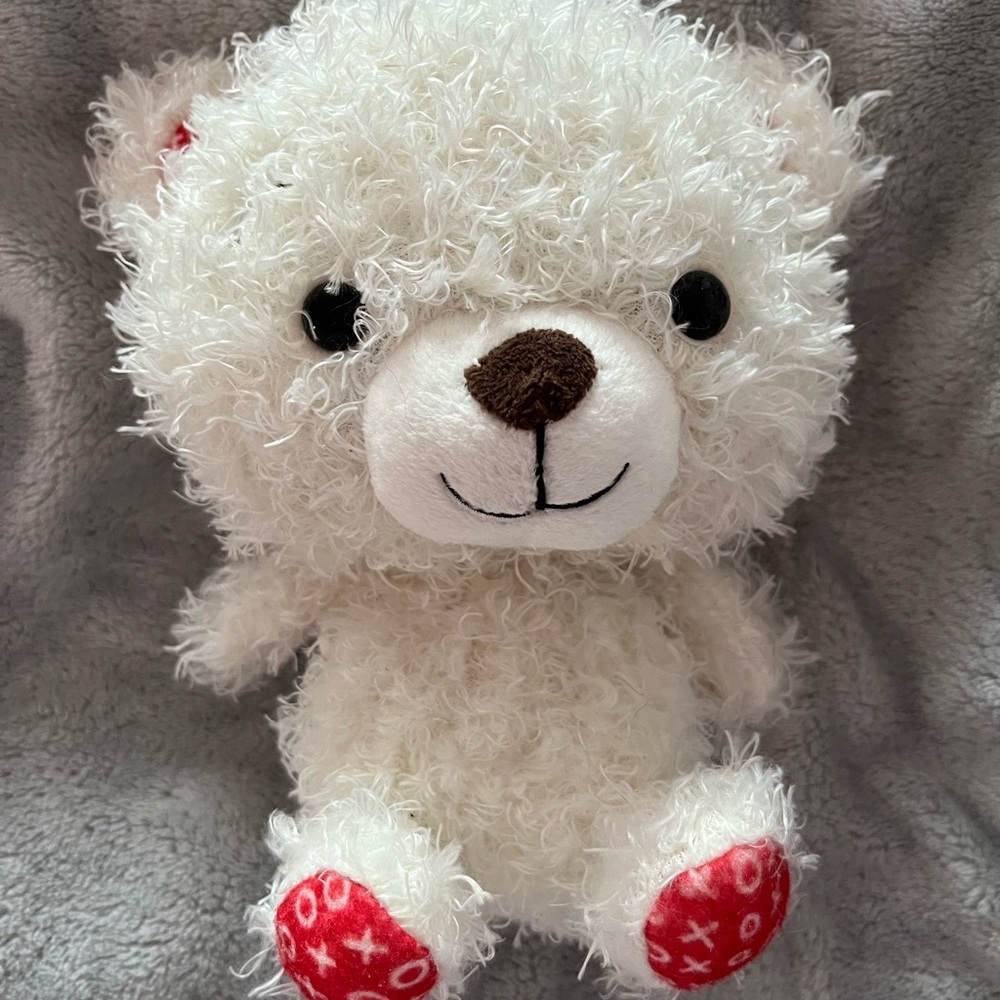Small white Hallmark Teddy Bear